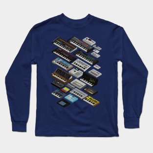 Synthesizers and Drum Machines Long Sleeve T-Shirt